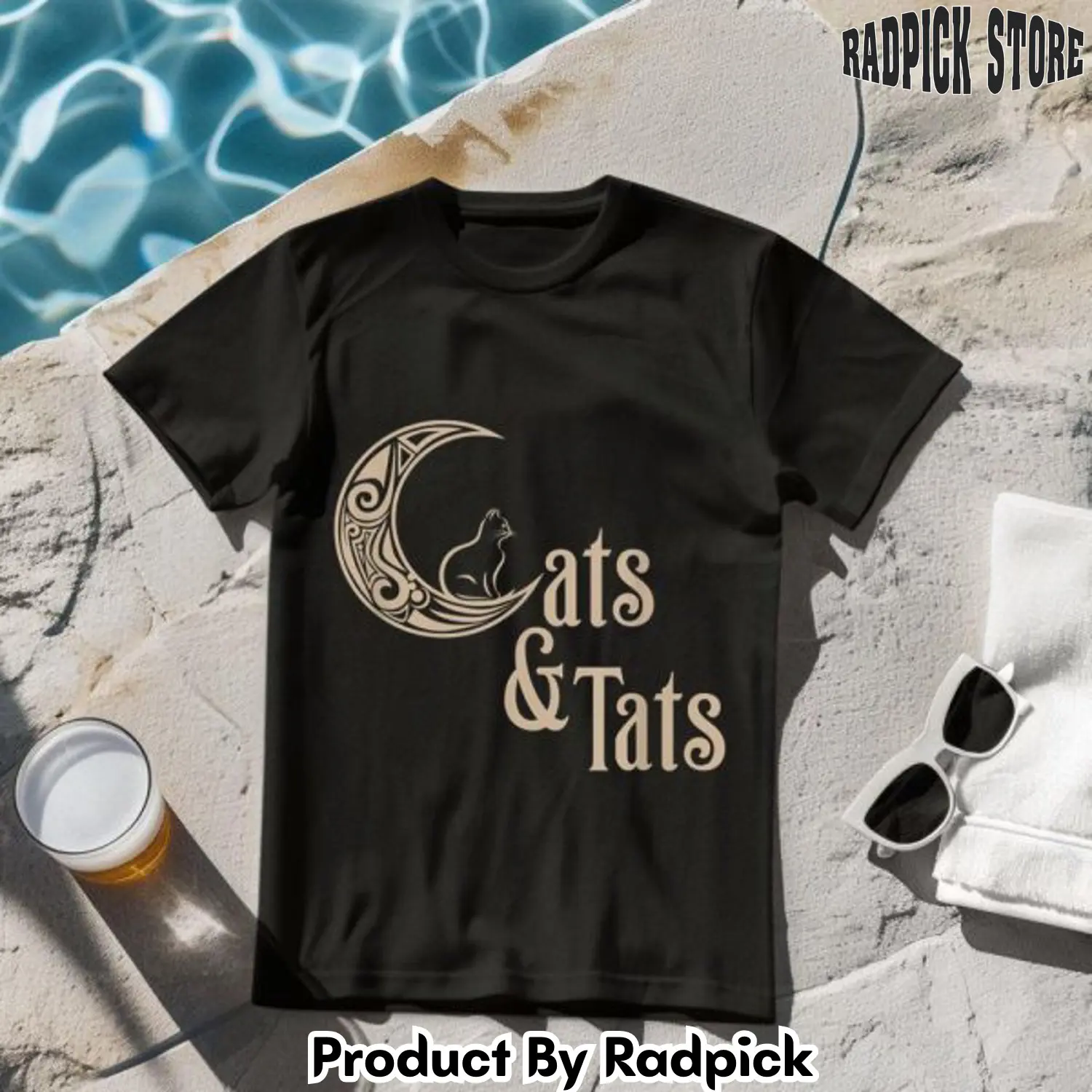 I love cats and tattoos tshirt rp2620139